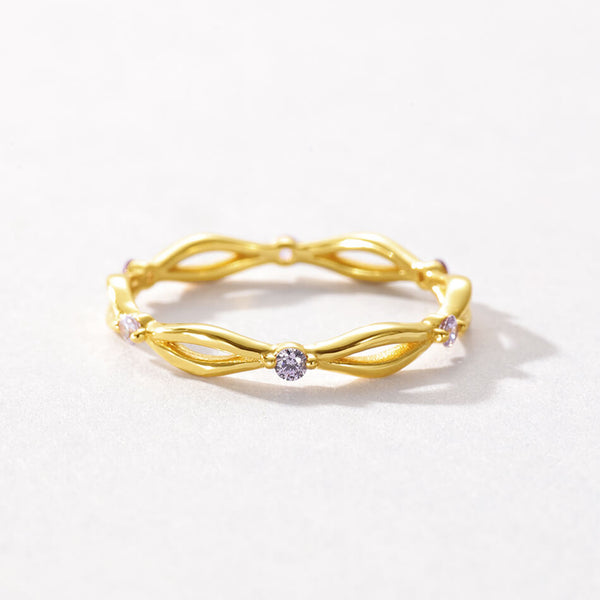 VFJ0201 Minimalist Birthstone Women Ring