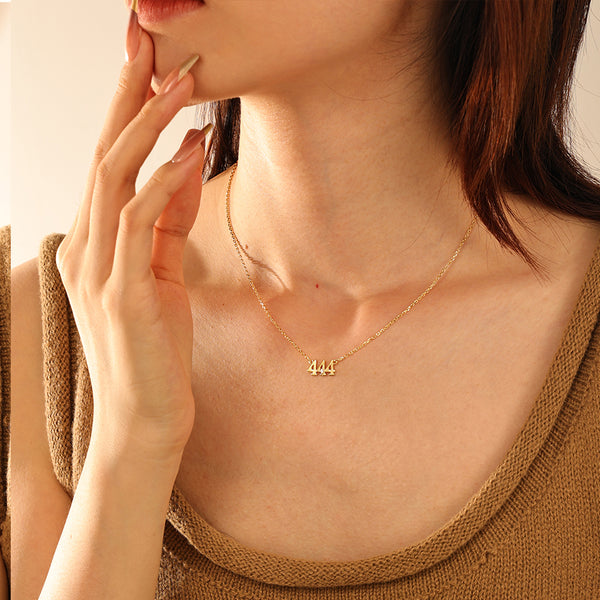 VFX0028 Capital Letter Pendant Necklace