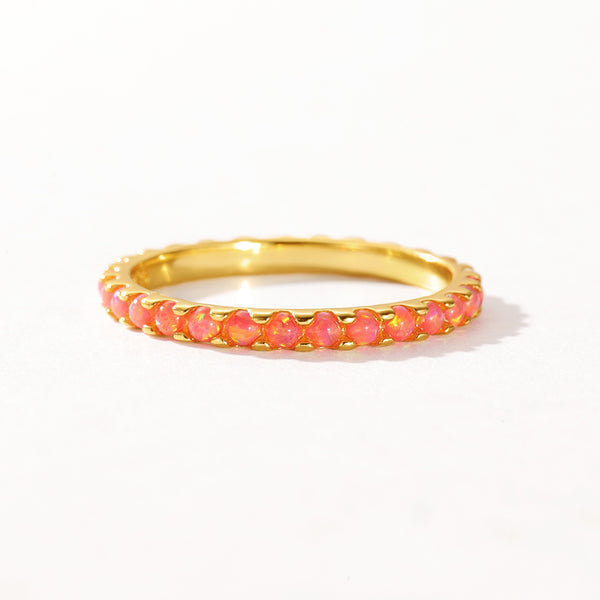 VFJ0237 Pink Gradient Opal Ring