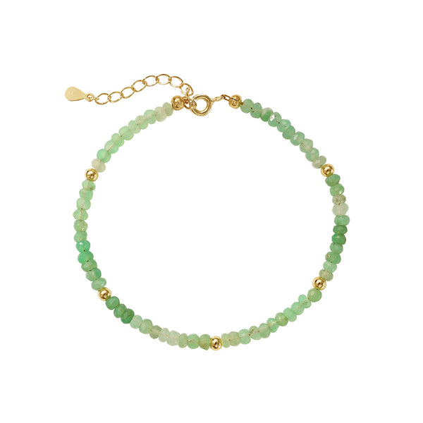 PB0109 925 Sterling Silver CZ Charm Beaded Women Bracelets