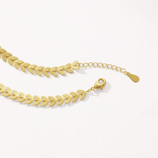 BFX1771 Attractive Leaf Necklace