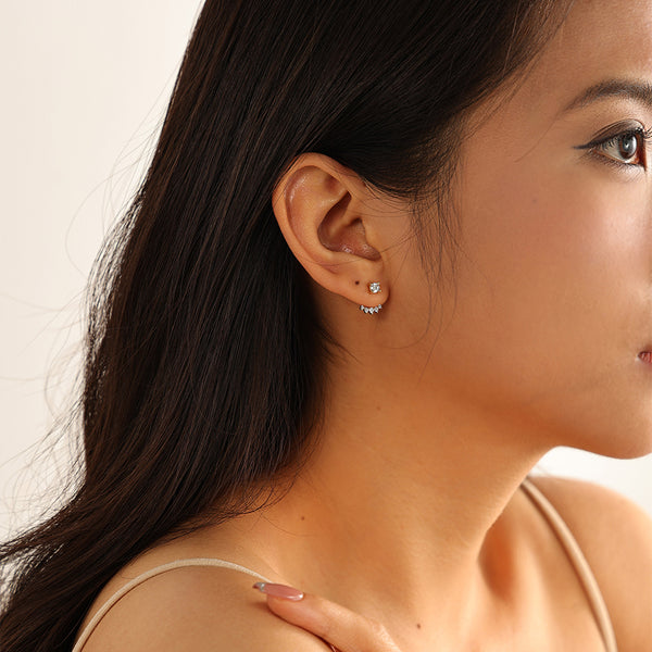 VFE0155 Pave Cubic Zircon Women Ear Jacket