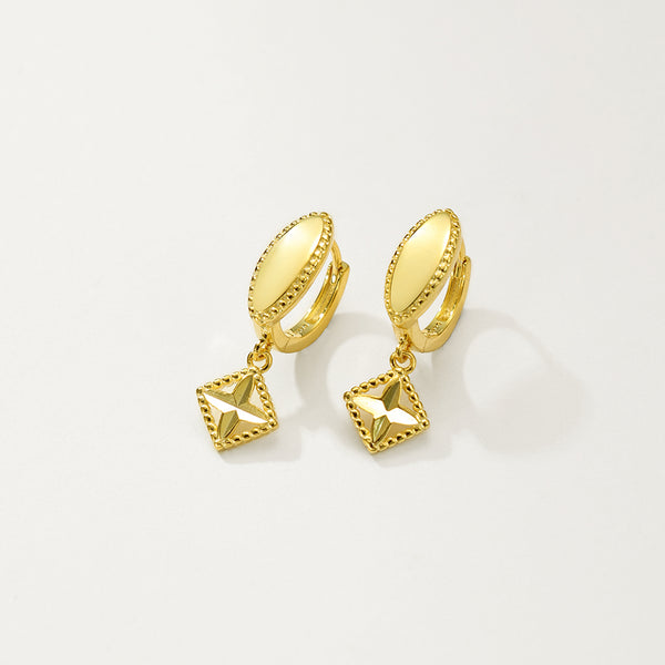 FE2781 925 Sterling Silver Star Dangle Earring