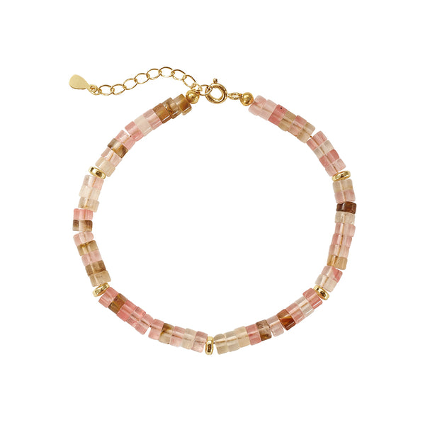 PB0157 925 Sterling Silver Charm Beads Bracelet