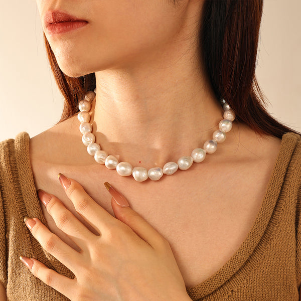 VPN0090 Vintage Freshwater Pearl Necklace