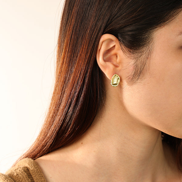 FE2723 925 Sterling Silver Irregular Geometric Stud Earrings