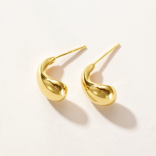 VFE0127 Comma Chunky Hoop Earring