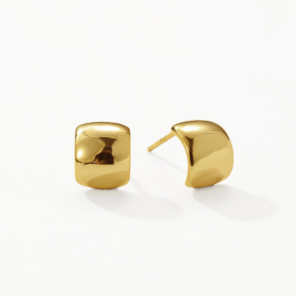 FE3121 High Polish Stud Earring