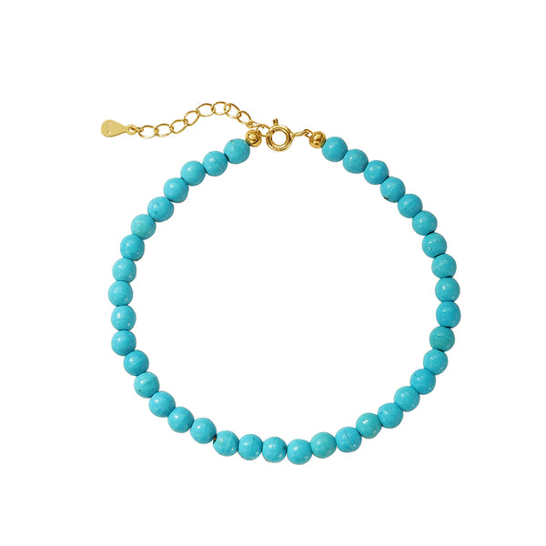 PB0118 Turquoise Women Beaded Bracelets