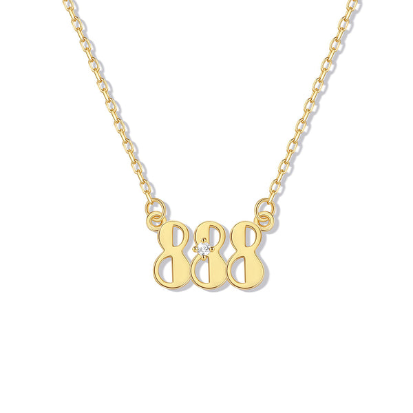 VFX0028 Capital Letter Pendant Necklace