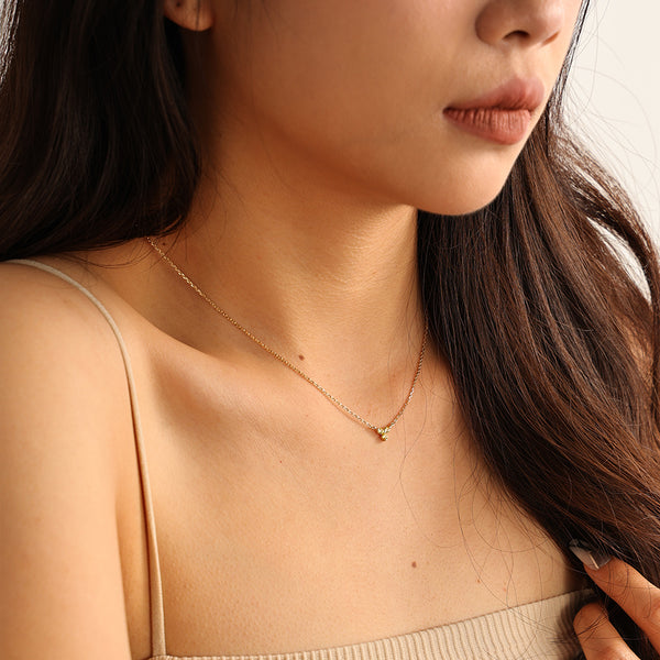 VFX0286 Birthstone Trio Pendant Necklaces