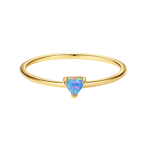 VFJ0274 Opal Heart Ring
