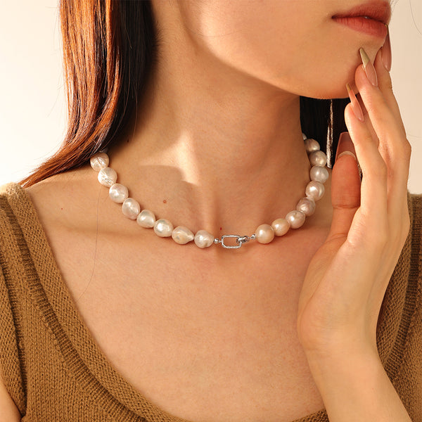 VPN0090 Vintage Freshwater Pearl Necklace