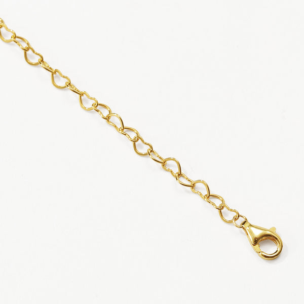 FX1289 925 Sterling Silver Heart Chain Necklace For Women