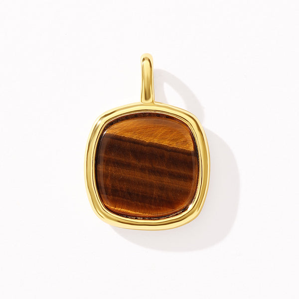 VFD0659 Black Onyx Tiger's Eye Charm