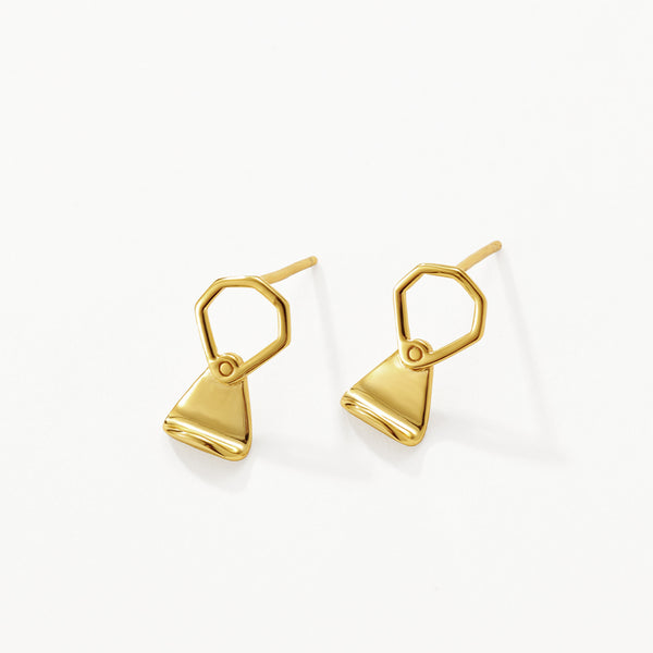 FE3157 Can Pull Tab Stud Earring