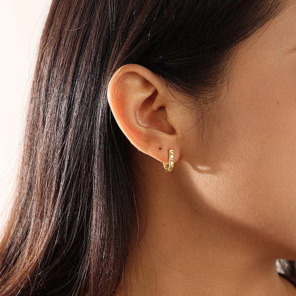 VFE0696 U Shape Hoop Earrings