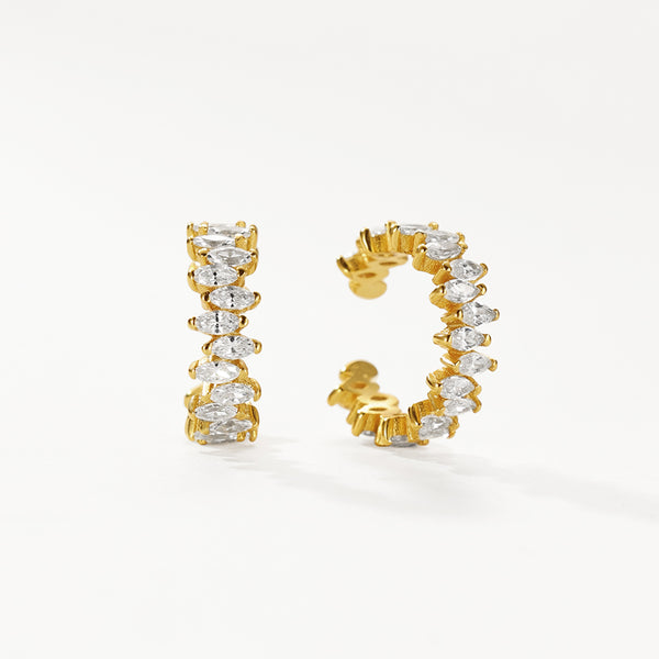 FE3098 Marquise Zirconia Ear Cuff