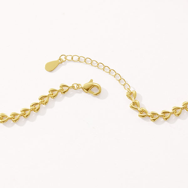 Heart Link Chain Necklace