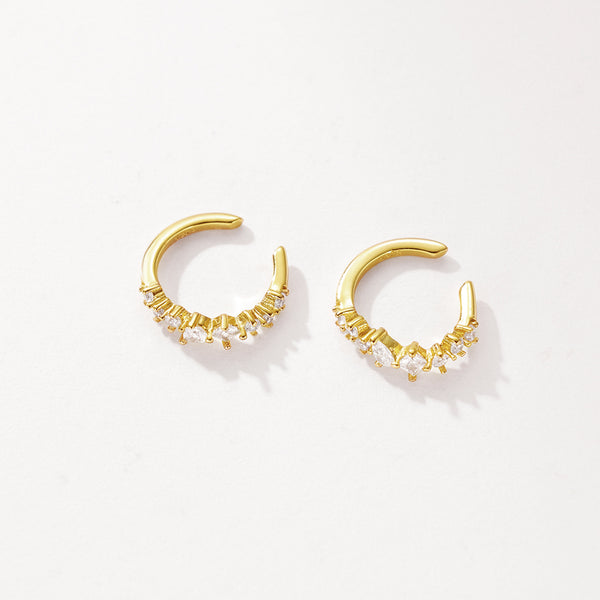 FE2926 925 Sterling Silver U-shaped Ear Cuff