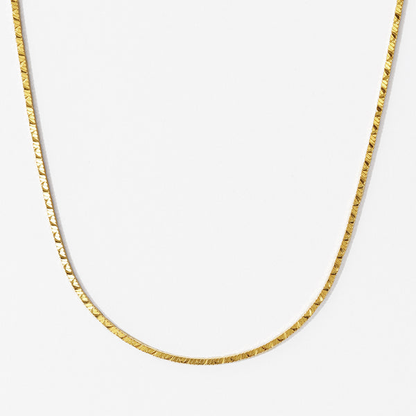 FX1282 925 Sterling Silver Box Chain Necklaces