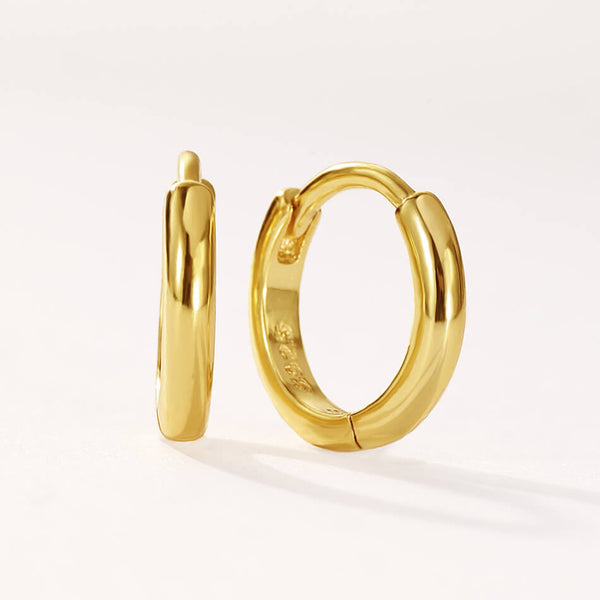 FE3477 Classic Simple Huggie Hoop Earrings