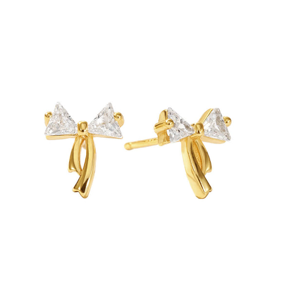 FE3449 Minimalist Butterfly Bow Stud Earring
