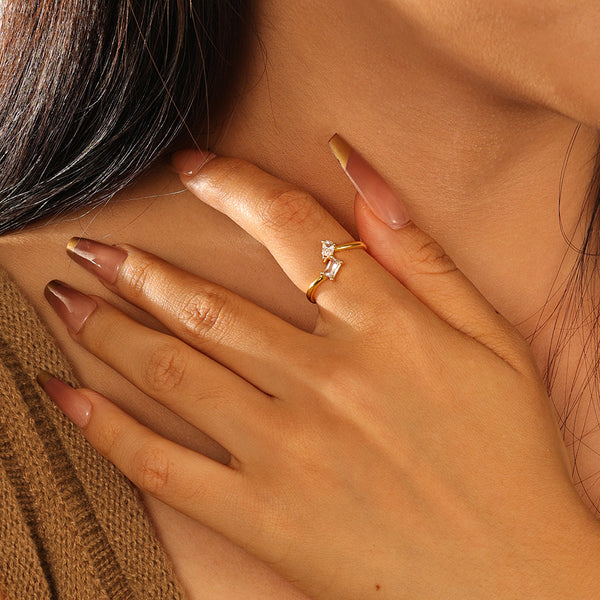 VFJ0064 Zirconia Wedding Ring