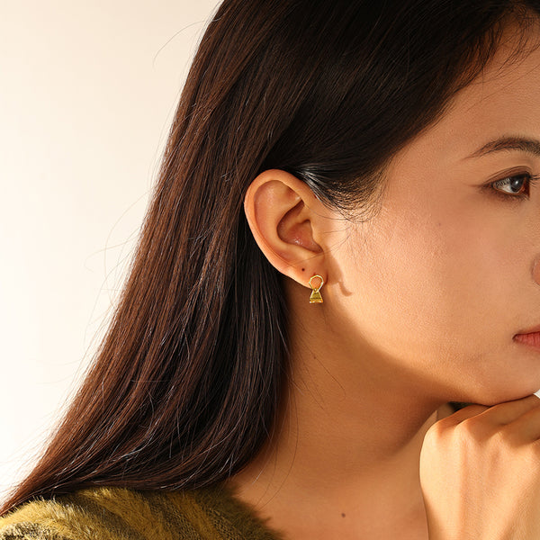 FE3157 Can Pull Tab Stud Earring