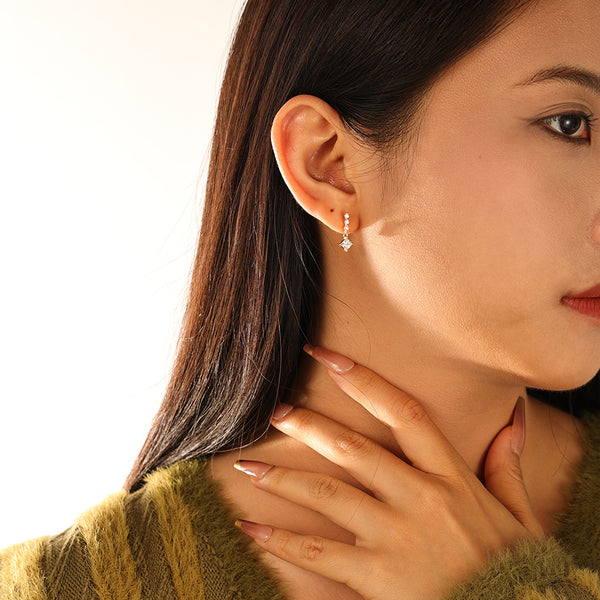 FE3105 Cubic Zirconia Stud Earring