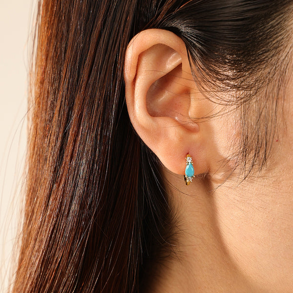 FE2805 925 Sterling Silver Women Hoop Earring