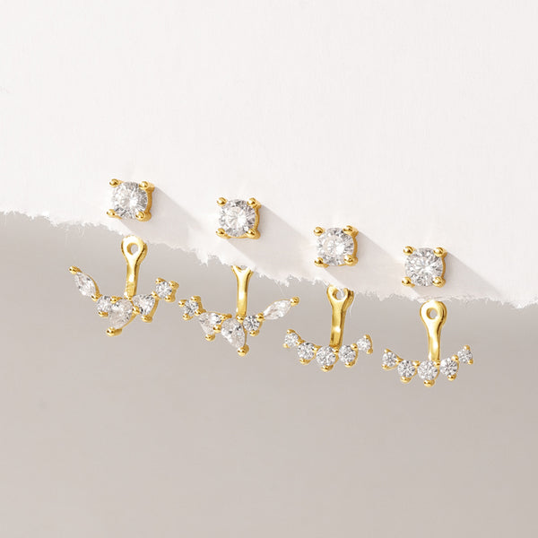 VFE0155 Pave Cubic Zircon Women Ear Jacket