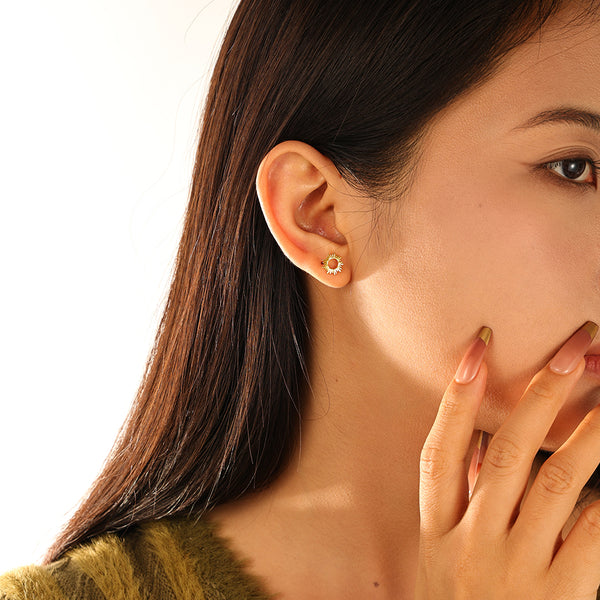 FE3142 Mini Starburst Stud Earring