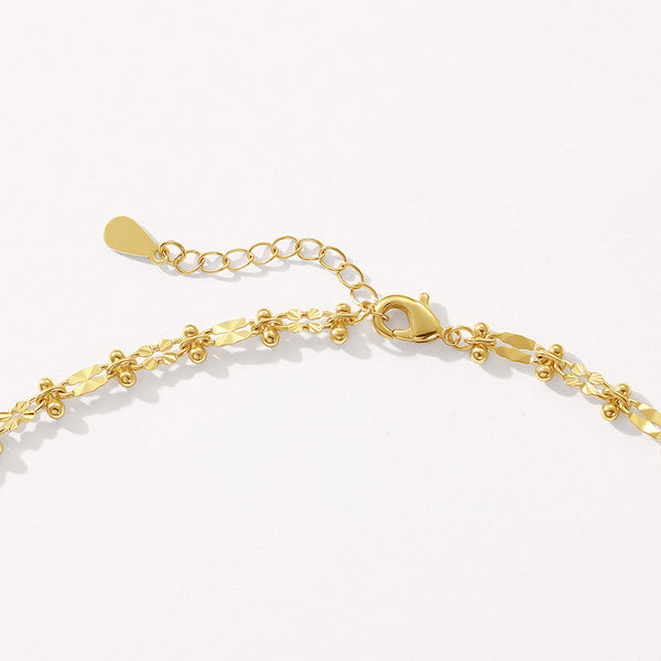 BFX1770 Stacked Chain Necklace