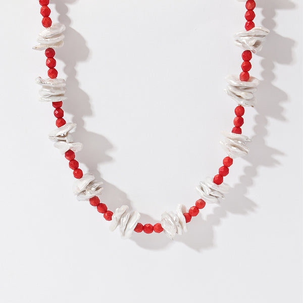 PN0184 925 Sterling Silver Pearl Women Choker Necklace