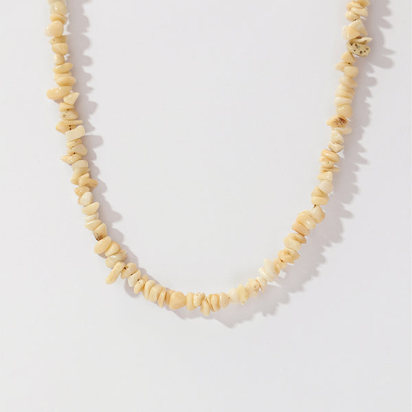 PN0171 925 Sterling Silver Women Chip Necklace