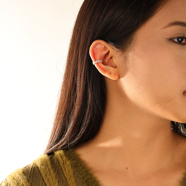 FE3098 Marquise Zirconia Ear Cuff