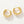 VFE0166 Vintage Bezel Setting Cubic Zirconia Hoops Earring