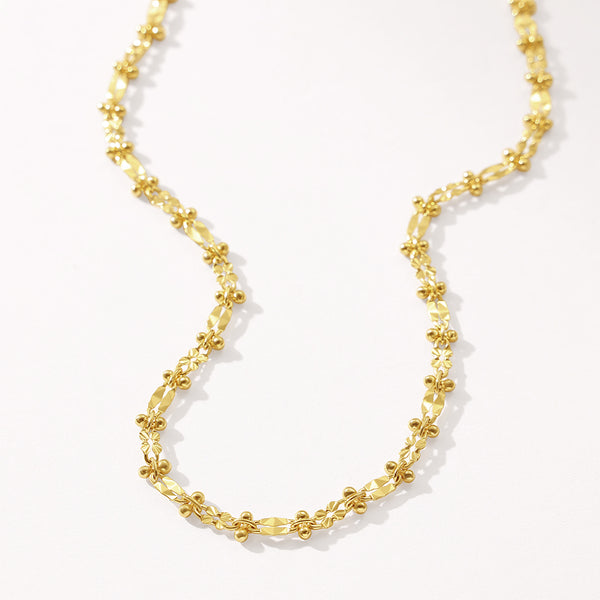 BFX1770 Stacked Chain Necklace