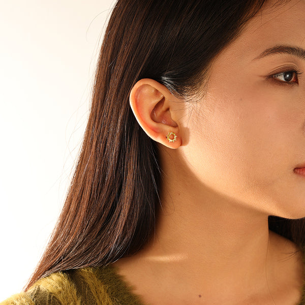 FE3142 Mini Starburst Stud Earring