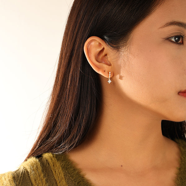 FE3105 Cubic Zirconia Stud Earring