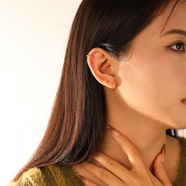 FE3164 Twist Rope Ear Cuff