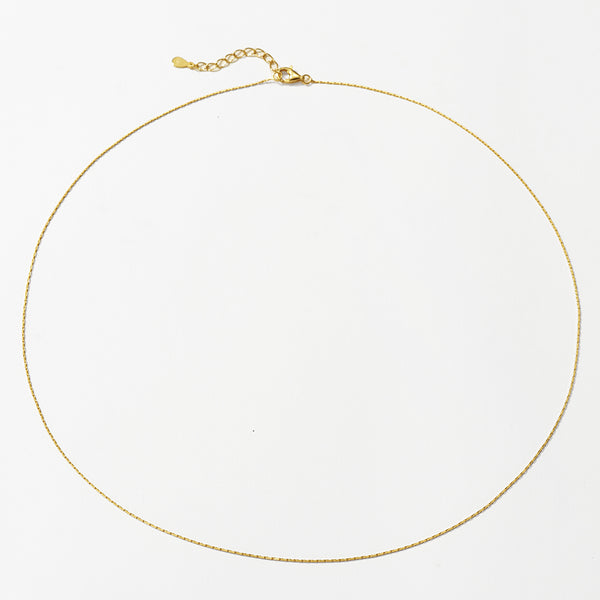 FX1299 925 Sterling Silver Box Chain Necklaces