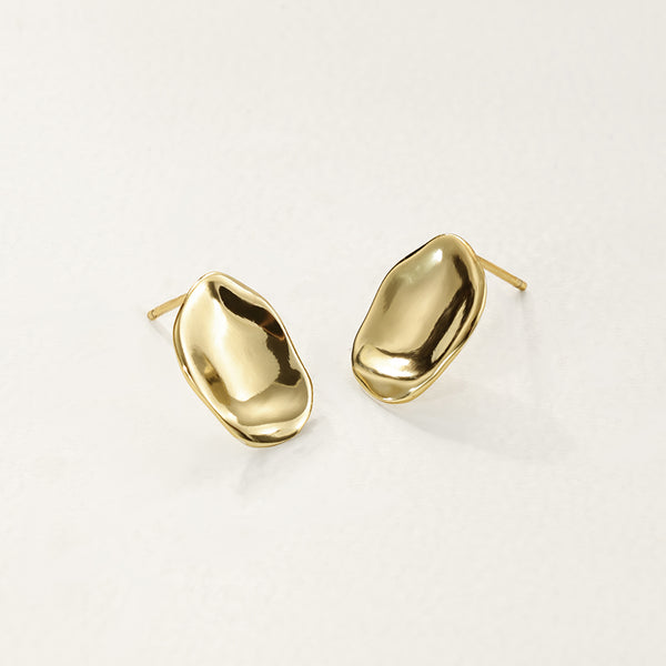 FE2723 925 Sterling Silver Irregular Geometric Stud Earrings