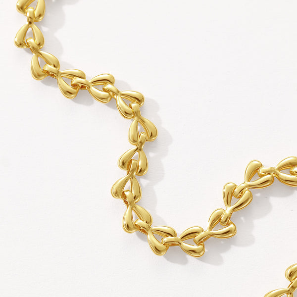 Heart Link Chain Necklace