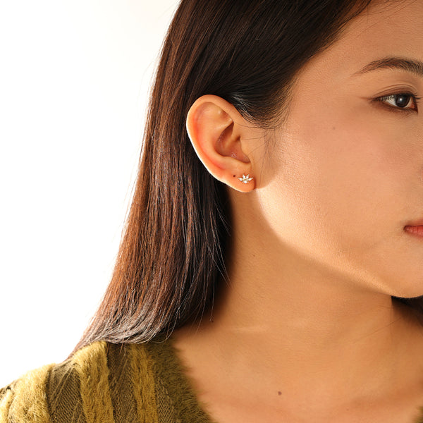 FE3165 Lris Marquise CZ Stud Earring