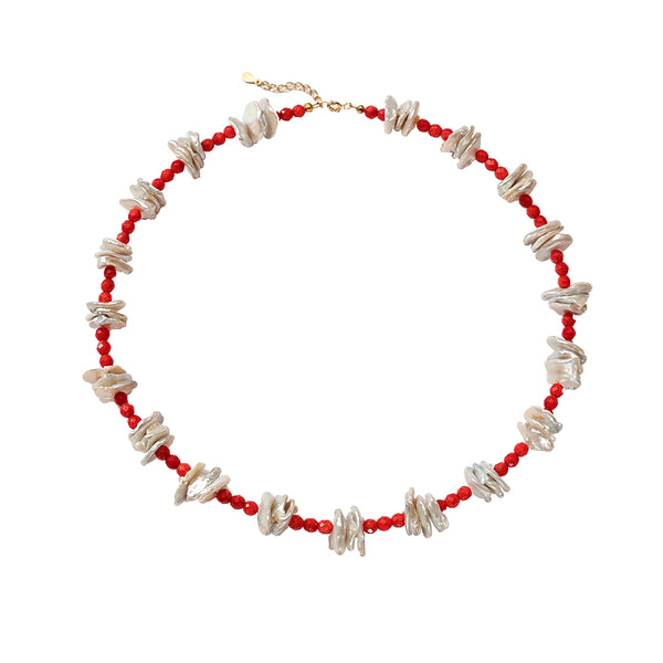 PN0184 925 Sterling Silver Pearl Women Choker Necklace