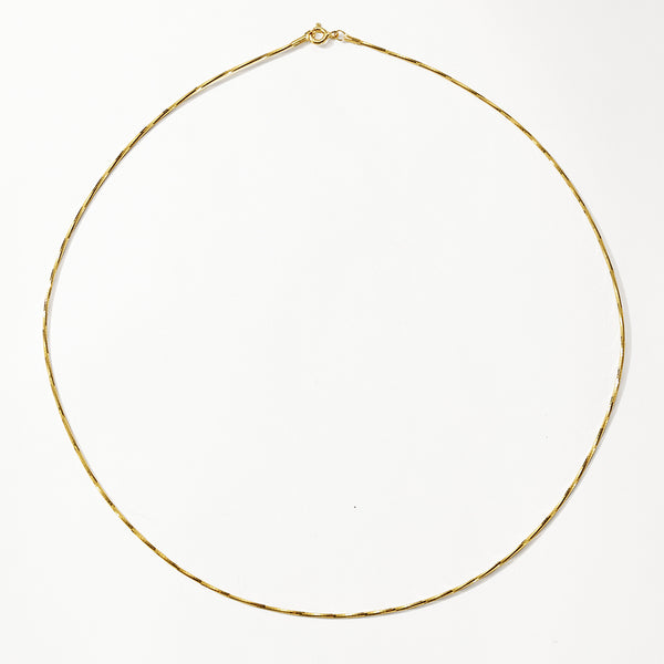 FX1297 925 Sterling Silver Women Plain Collar Necklace