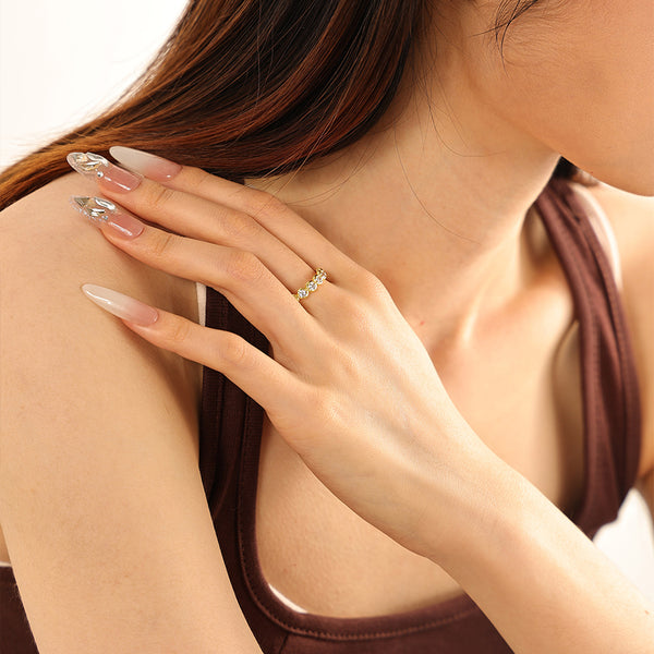 VFJ0167 Eternity Cubic Zirconia Women Ring