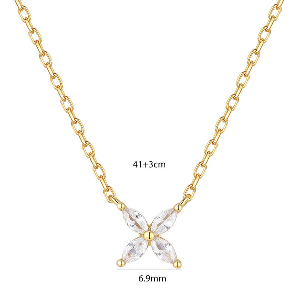 VFX0341 Marquise Cubic Zirconia Pendant Necklce